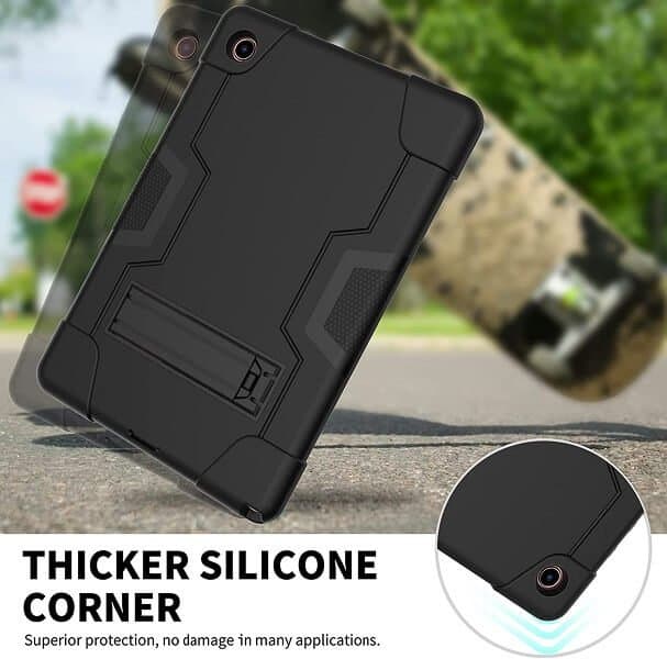 For Samsung Galaxy Tab A9 /Tab A9+ Plus Hybrid Fancy Shockproof Heavy Duty Kickstand Case Cover For Samsung Galaxy Tab A9 /Tab A9+ Plus Hybrid Fancy Shockproof Heavy Duty Kickstand Case Cover